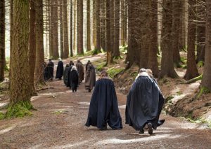 game of thrones tour people in forest