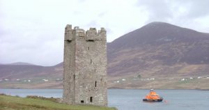 Achill Island View of achill castle